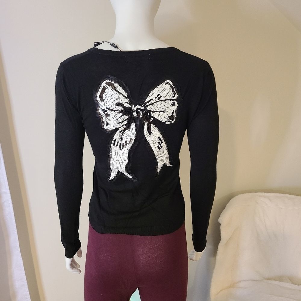 Voyelles, Sweater, Black, Size S